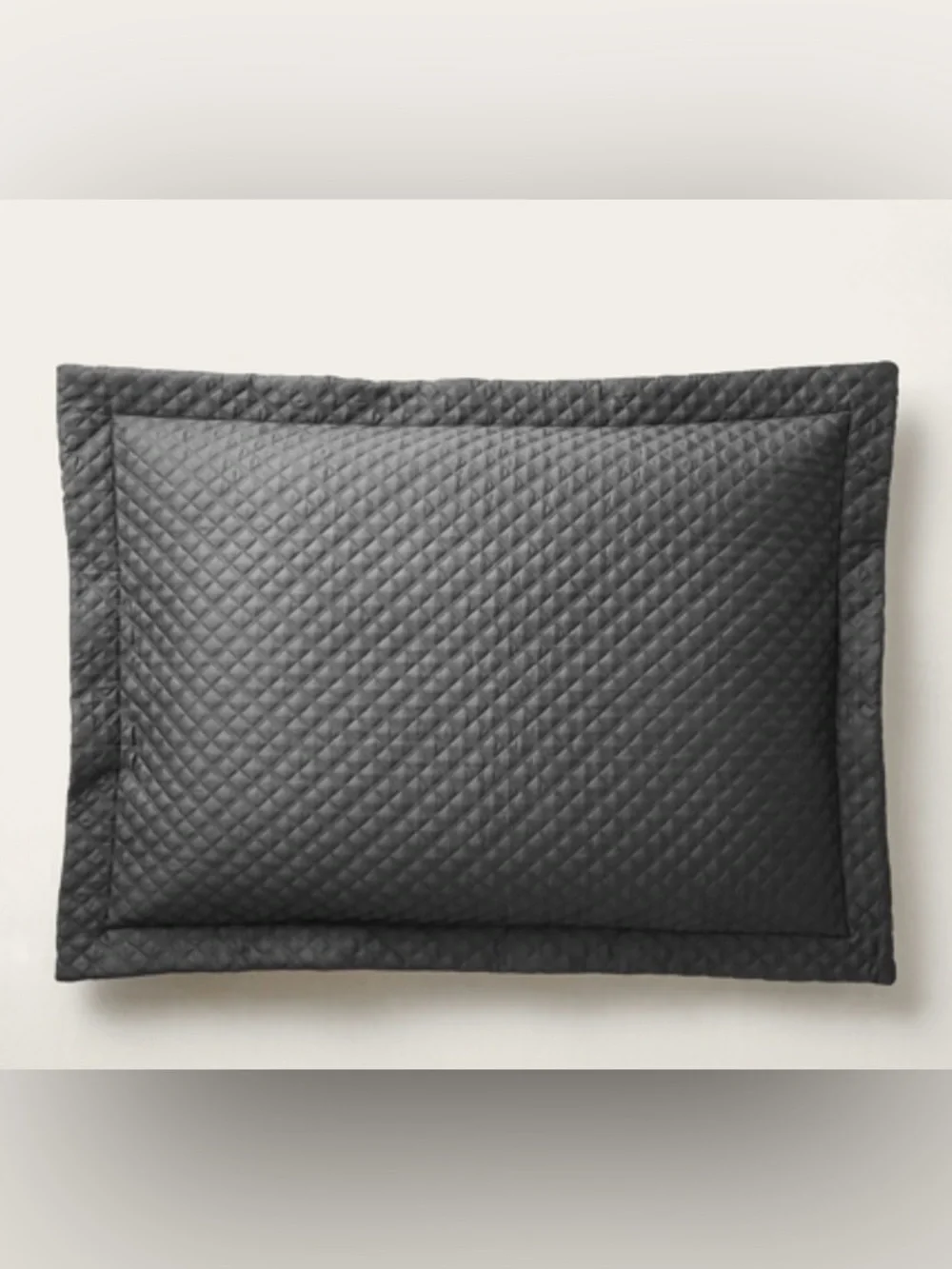 NWT Ralph Lauren Luxury Organic Cotton Argyle 2 European Sham Pillow Covers Set
